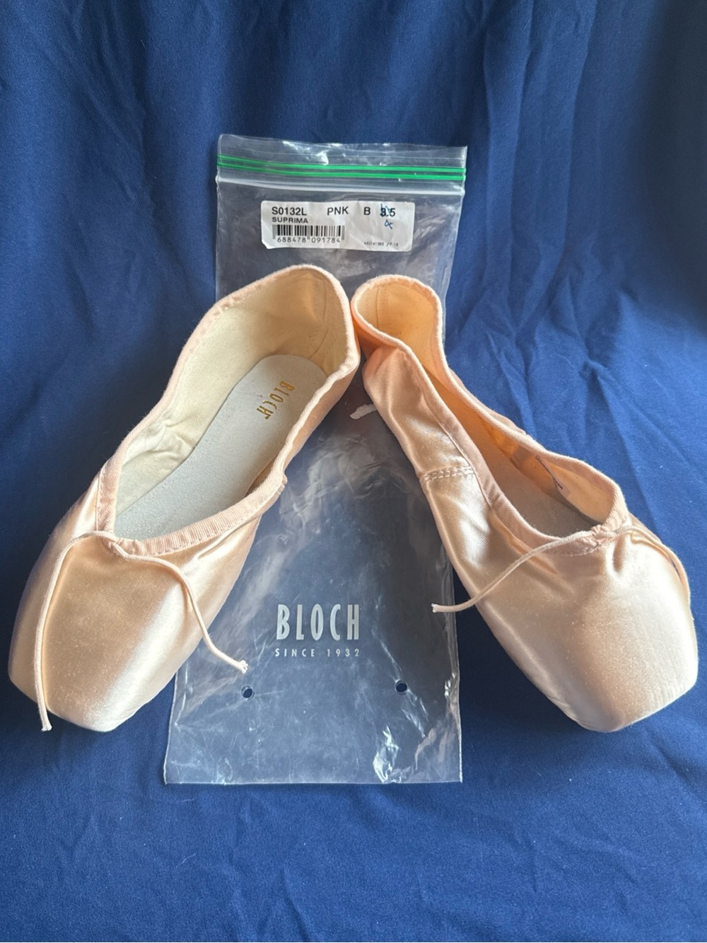 BLOCH Pink Pointe ballet dance shoes S0132L size 4E  NEW
